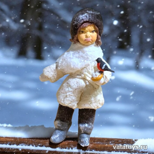 Валюша и снегирь-воришка 